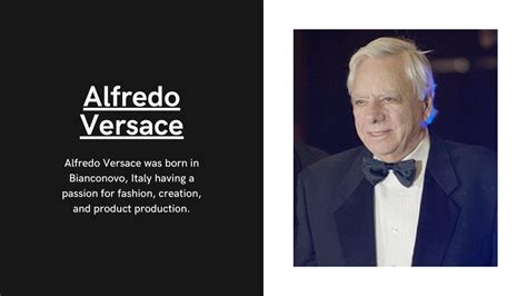 alfredo versace stilista|alfredo versace designer.